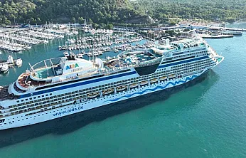Marmaris'e 'Aida Stella' kruvaziyeriyle 2 bin 305 turist geldi