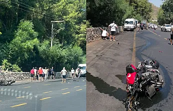 Marmaris-İçmeler yolunda motor kazası: 1 ölü, 1 ağır yaralı