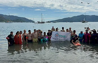 Marmaris'in en özel misafirleri 'İlk kez denizi Marmaris'te gördüler'