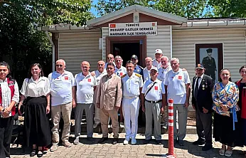 Marmaris Kaymakamı Kaya Kıbrıs Barış Harekatı'nın yıl dönümünde gazileri ziyaret etti