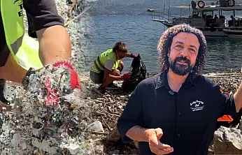 Marmaris kıyılarına vuran mikroplastikler çevrecileri harekete geçirdi