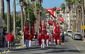 Marmaris'te 30 Ağustos Zafer Bayramı Coşkuyla Kutlandı