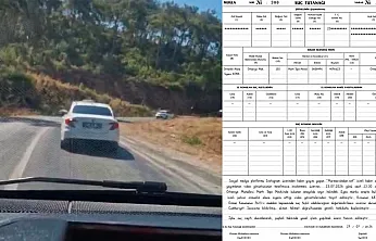 Marmaris'te araçtan ormana sigara izmariti atan şüpheliye adli işlem
