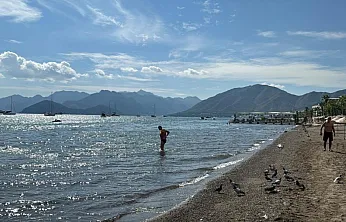 Marmaris'te Ekim ayında deniz keyfi