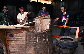 Marmaris'te hurda malzemeler, esere dönüşüyor