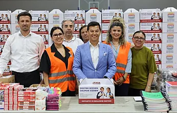 Marmaris'te öğrenciler yeni eğitim yılına destekle başlıyor