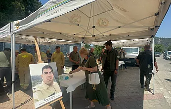 Marmaris'te orman şehitleri dualarla anıldı