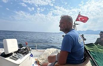 Marmaris'te yangının gönüllü kahramanı: Balıkçı Yusuf Balcı ekiplerin yardımına koştu