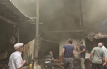 Menteşe'de ev yangını