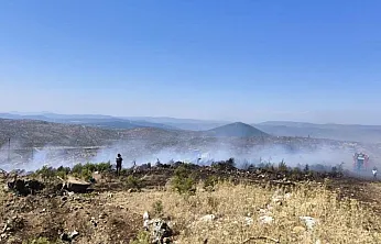 Menteşe'de makilik yangını