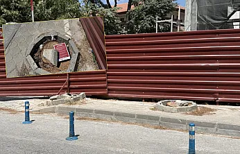 Menteşe'de riskli ağaçlar için kesim ve budama çalışması