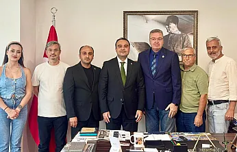 Menteşe Kaymakamı Budan'dan Muğla Büyükşehir Gazeteciler Cemiyeti'ne ziyaret