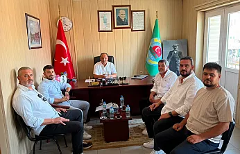 MHP Fethiye İlçe Başkanı Öztürkçü, Ziraat Odası Başkanı Karayiğit'i ziyaret etti