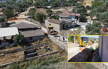 Milas Akyol'daki Kireçli Su Çilesi Sona Eriyor