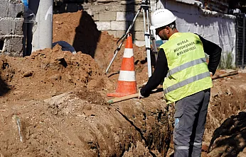 Milas Küçükdibekdere'de 5 bin 500 metrelik altyapı yatırımı