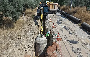 Milas Menteş'te kanalizasyon altyapısı için ilk adım atıldı