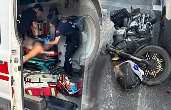 Milas'ta motosiklet kazası: Sürücü ağır yaralandı
