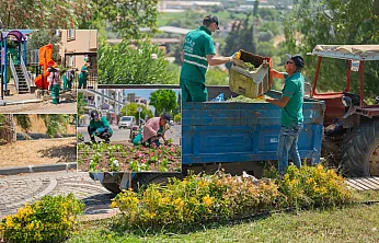 Milas'ta park ve yeşil alanlar yenileniyor