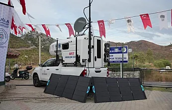 Muğla Büyükşehir'den Afetlere Karşı Mobil Haberleşme Sistemi