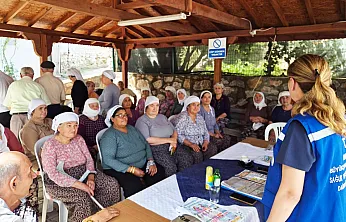 Muğla Büyükşehir sağlık ekibi sahada