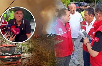 Muğla Büyükşehir ve Fethiye Belediyesi ekipleri yangın bölgesini bir an olsun yalnız bırakmadı