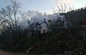 Muğla'da çıkan yangında ev küle döndü
