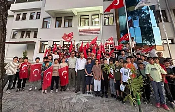 Muğla'da genç Yıldızlardan Gazze'ye destek ve şehitlere vefa yürüyüşü