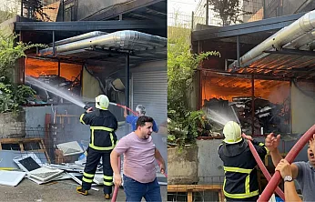 Muğla'da hastanede yangın paniği