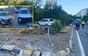 Muğla'da iki kamyonetin çarpıştığı kazada 1 kişi öldü, 3 kişi yaralandı