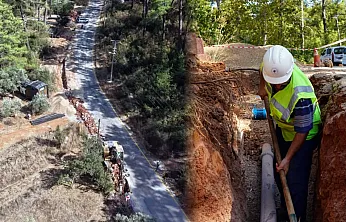 Muğla'da kullanım ömrünü tamamlayan su isale hatları yenileniyor