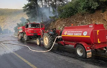 Muğla'da orman yangını büyümeden söndürüldü