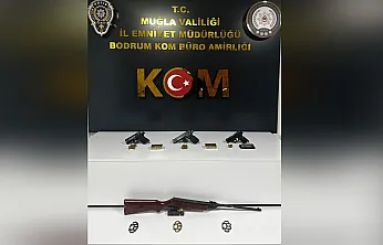 Muğla'da ruhsatsız silah operasyonunda yakalanan şüpheli tutuklandı