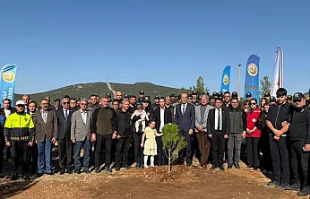 Muğla'da şehit polis memuru için hatıra ormanı oluşturuldu