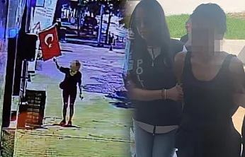 Muğla'da Türk bayrağını yakmaya çalışan kadın adliyeye sevk edildi