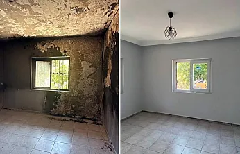 Muğla'da yangının izleri 'Güvenli Yuvam'la silindi