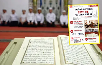 Muğla'da Yaz Kur'an Kursları 6 Temmuz'da başlıyor