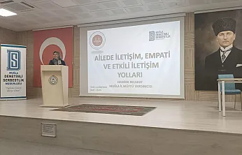 Muğla'da yükümlülere 'ailede iletişim ve empati' konferansı