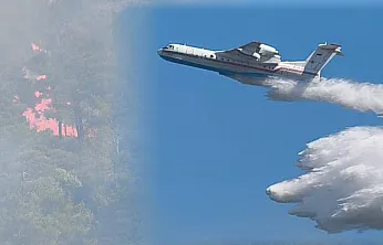 Muğla'daki yangına 7 uçak, 15 helikopterle müdahale sürüyor