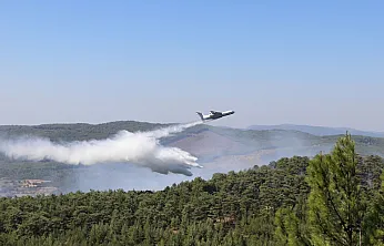 Muğla'daki yangının enerjisi düşürüldü
