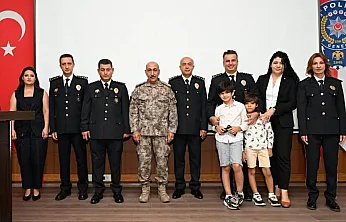 Muğla emniyetinde rütbe terfi töreni