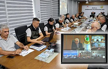 Muğla Orman Bölge Müdürü Ülküdür, OGM Ağustos Ayı Değerlendirme Toplantısı'na katıldı