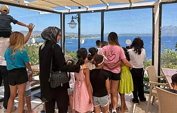 Muğla Sevgi Evleri'nde kalan çocuklar Datça'da ağırlandı