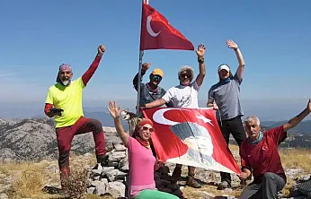 Muğlalı Dağcılardan Gaziler Günü Anısına Anlamlı Tırmanış