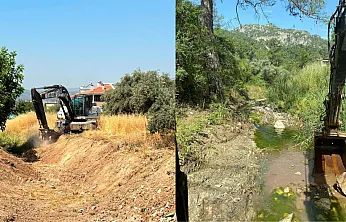 MUSKİ'den Yatağan'da dere temizliği