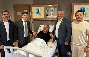 Nail Kızıl ve Mustafa Koyuncu'dan Seda Köktener'e ziyaret