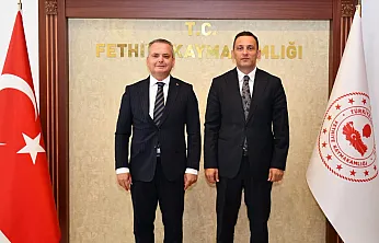 Nazilli'ye Atanan Başsavcı Karartı'dan Kaymakam Akkaya'ya Veda Ziyareti
