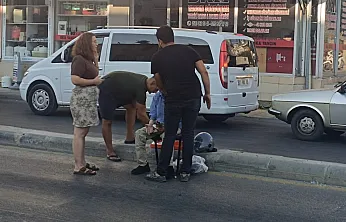 Ölüdeniz Caddesi'nde Motosiklet Yayaya Çarptı