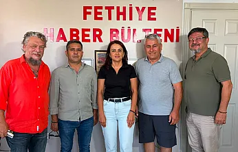 Ortak yayın platformuna katılan Fethiye Haber Bülteni'ne Ziyaret
