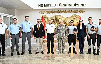 Özel güvenlik görevlileri Muğla Emniyet Müdürü Karadeniz'i ziyaret etti