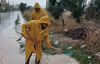 Sağanakla Gelen Olaylara Muğla Büyükşehir Ekiplerinden Müdahale